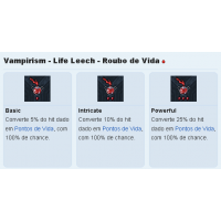 Vampirism - Life Leech - Roubo de Vida